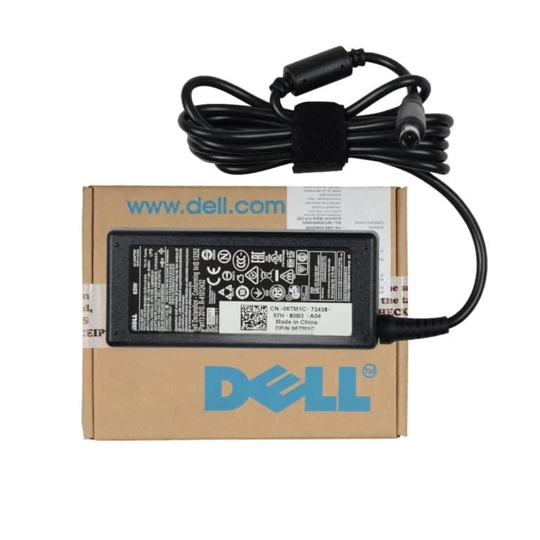Dell Original 65W Laptop Adapter Charger PA-12 PA-1650-02D 19.5V 3.34A 7.4mm Big Pin
